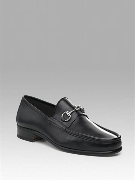 Gucci Leather Bit Loafers In Black For Men Lyst