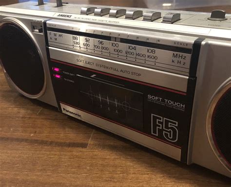 Vintage Panasonic Rx F Ambience Boombox Am Fm Radio Cassette Player