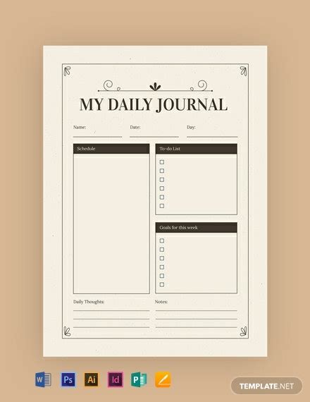 Free Journal Templates For Word