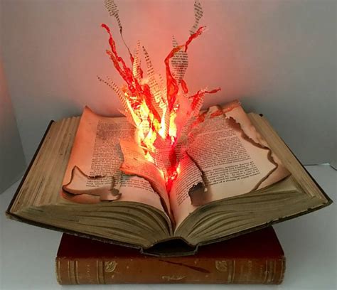 Book On Fire By Dmorehead On Deviantart In 2022 Book Crafts Diy