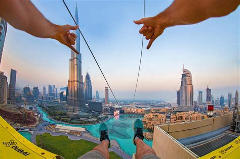Building a zip line for the kids. You Can Now Zipline Through The City Centre Of Dubai
