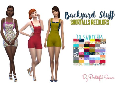 My Sims 4 Blog Backyard Stuff Shortfalls Recolors By Deelitefulsimmer