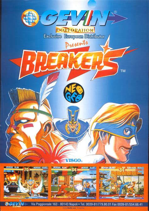 Players Choice Video Games Breakers Revenge Neo Geo