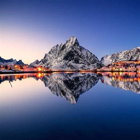 The Breathtaking Village Of Reine Is Located On The Island Of