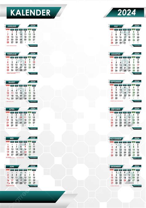 Kalender 2024 Templat Desain 12 Bulan Templat Untuk Unduh Gratis Di Pngtree