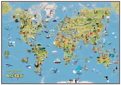 Cartoon Maps Of The World