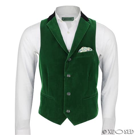 Mens Green Velvet Vintage 3 Piece Suit Blazer Waistcoat Trouser Sold