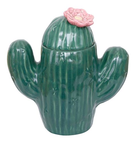 Ceramic Saguaro Cactus Cookie Jar Chairish