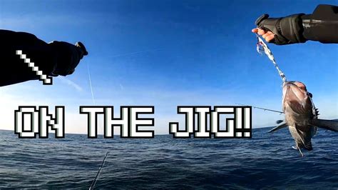Seabass On The Jig Slow Pitch Jigging Black Sea Bass Youtube