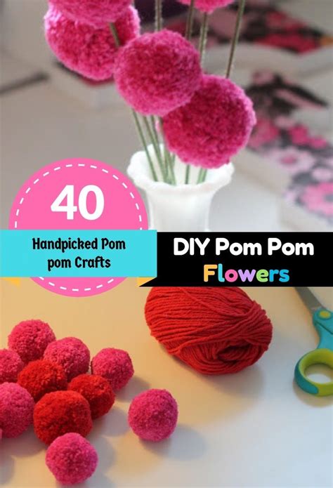 40 Diy Pom Pom Crafts Ideas For Home Decor And Make And Sell Ideas