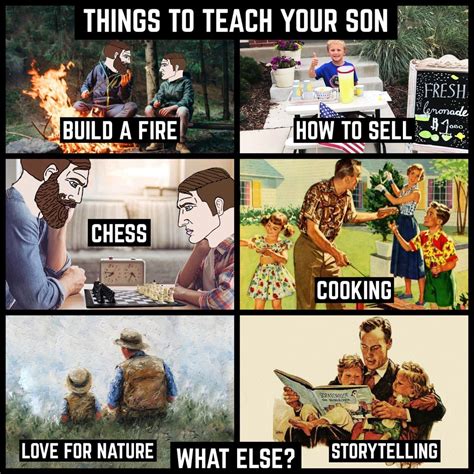 save your sons on twitter whats one thing every dad should teach their son