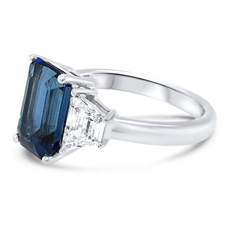 Sapphire And Diamond 3 Stone Ring Underwoods Jewelers