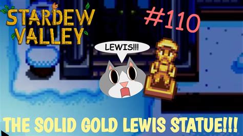Stardew Valley 110 The Solid Gold Lewis Statue Youtube
