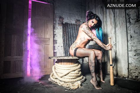 Jemma Lucy Sexy Poses As Harley Quinn For Front Magazine