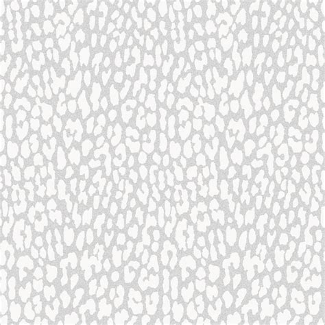 Fine Decor Geo Animal Print Glitter Wallpaper White