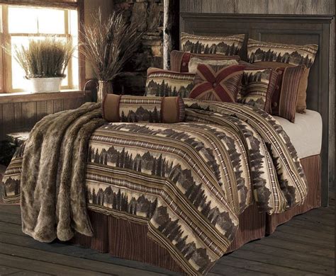 Cabin 9 Design Luxury Rustic Bedding And Cabin Bedding Comforter