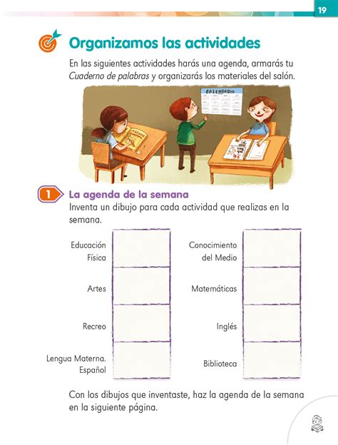 Lengua Materna Español Primer Grado 2020 2021 Página 19 De 225