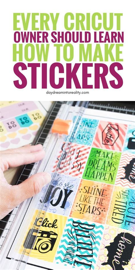 How To Make Stickers With Your Cricut Free Sticker Layout Templates In