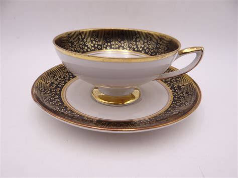 Vintage Mid Century Retro German Winterling Bavaria Black ...