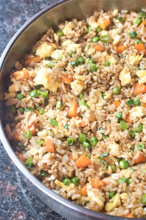 Super Easy Vegetarian Fried Rice Served From Scratch