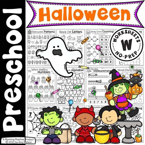 Halloween Worksheets For Preschool Planning Playtime