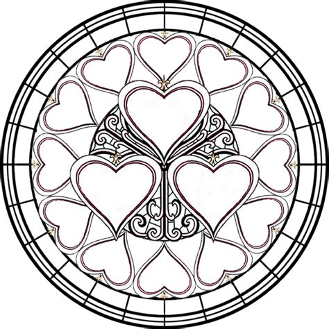 Medieval Stained Glass Coloring Pages Coloring Home