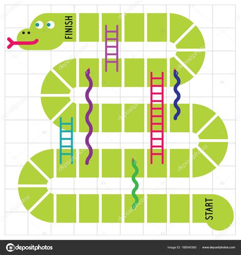 Descarga gratis este vector de juego de mesa serpiente y escalera y descubre más de 11 millones de recursos gráficos en freepik. Ladders en slangen bord. Vectorillustratie — Stockvector ...