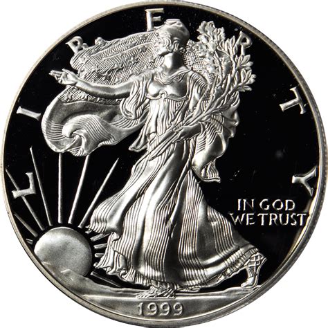 Value Of 1999 1 Silver Coin American Silver Eagle Coin