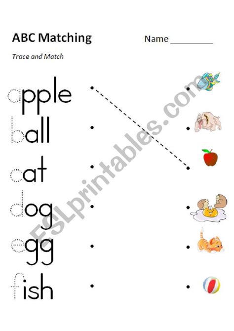 abc phonics matching ef  versions  color  grayscale db excelcom