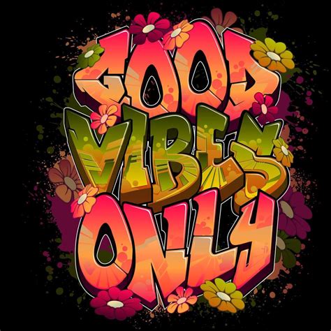 Good Vibes Only 4684655 Vector Art At Vecteezy