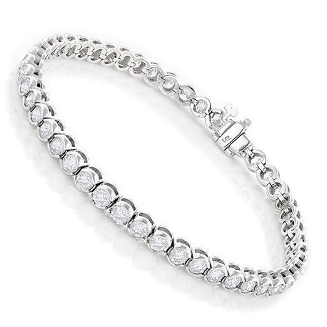 Womens Diamond Bracelet 6ct In 14k Gold Womens Diamond Bracelets