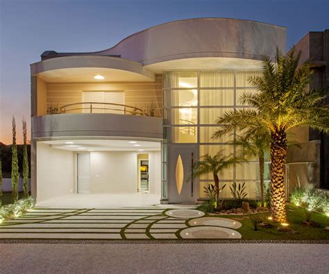Contemporary Luxury Home Curved Facade Brazil2 Idesignarch