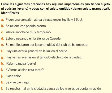 Arriba 93 Foto Ejercicios De Oraciones Con Sujeto Verbo Y Predicado Lleno