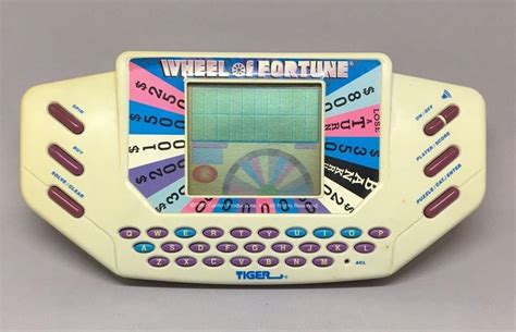 Tiger Wheel Of Fortune Handheld Game From ‘95 Nostalgia