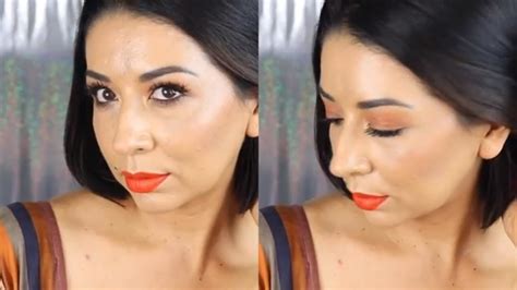 Grwm Easy Fall Makeup Look Casual Fall Outfit Bold Lips Youtube
