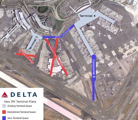 Delta Finally Reveals Jfk Terminal Plans Cranky Flier