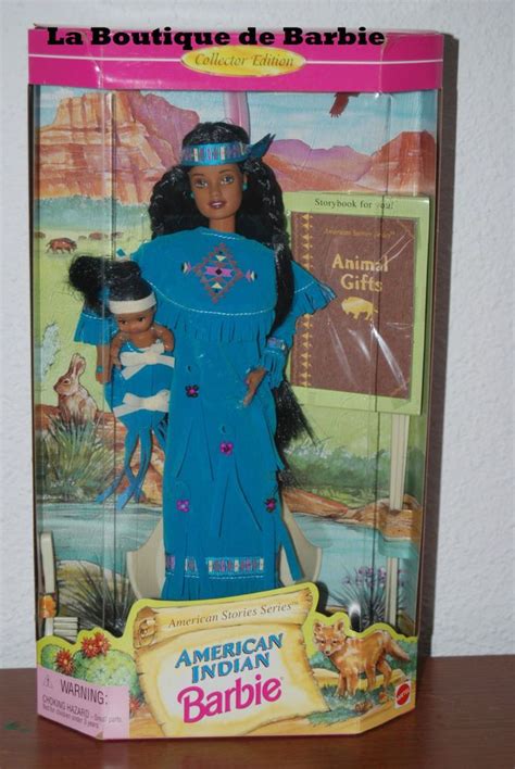 american indian barbie doll 2 american stories collection 17313 1997 nrfb barbie