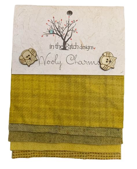 Wool Charm Pack Golden Rod By In The Patch Designs The Quilting Room