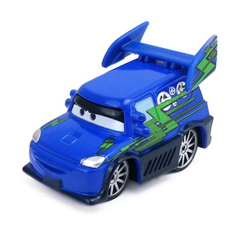 Disney Pixar Cars Dj With Flames Metal Diecast Toy Car 155 Loose Brand