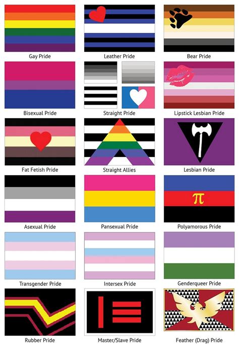 A Field Guide To Pride Flags Rvexillology