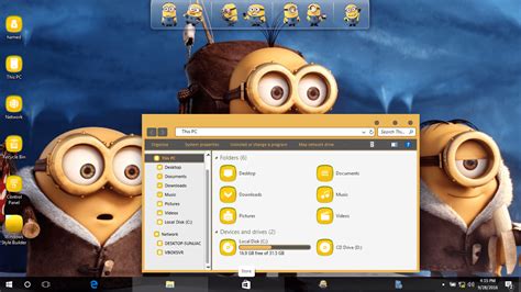 Minion Skinpack Skin Pack For Windows 11 And 10