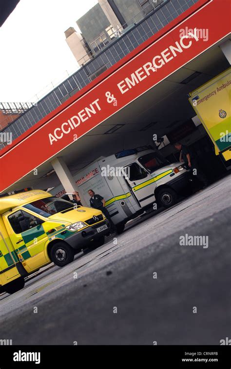 Accident And Emergency Stock Photo Alamy