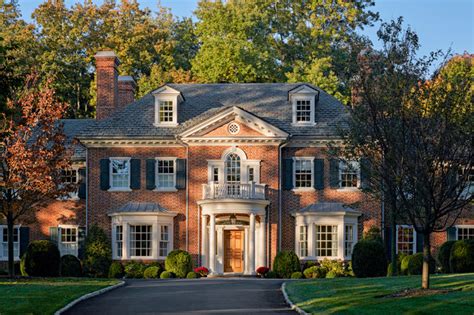 Georgian Revival Home Traditional House Exterior New York By