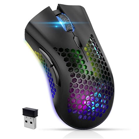 Buy Wireless Gaming Mouse Vegcoo C8 Silent Click Rechargeable Computer