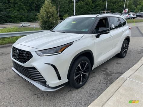 Blizzard White Pearl 2021 Toyota Highlander Xse Awd Exterior Photo