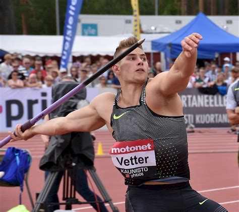 07 sep 2020 feature vetter joins warholm, duplantis and crouser in race to break the next world record. Johannes Vetter heittää jälleen Kuortaneella