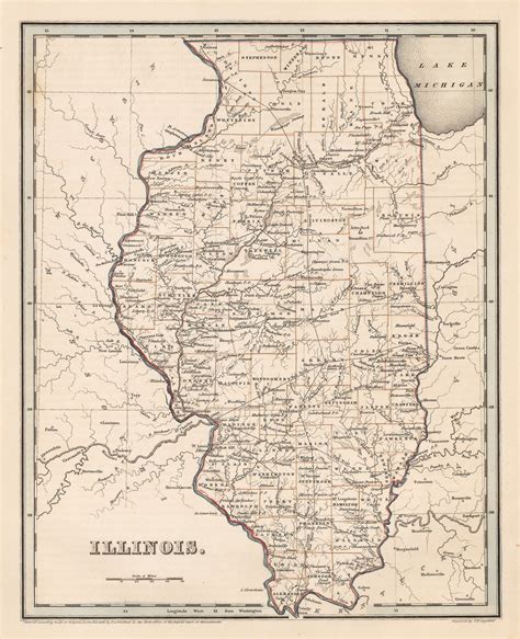 1838 Illinois - New World Cartographic
