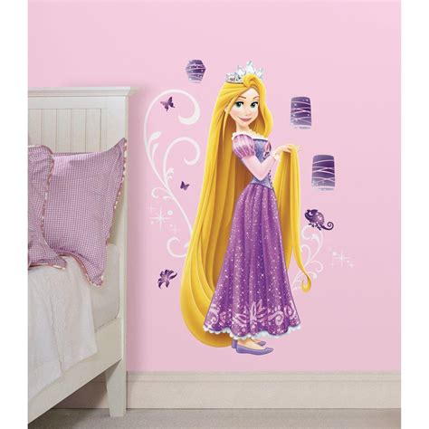 Roommates 5 In X 19 In Disney Princess Rapunzel Peel And Stick