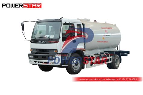 High Efficiency Isuzu Ftr 12000 Liters Gas Tanker Truck For Saleoil