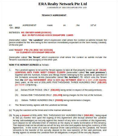 Contextual translation of tenancy agreement into malay. Tenancy Agreement Template - 17+ Free Word, PDF Documents ...